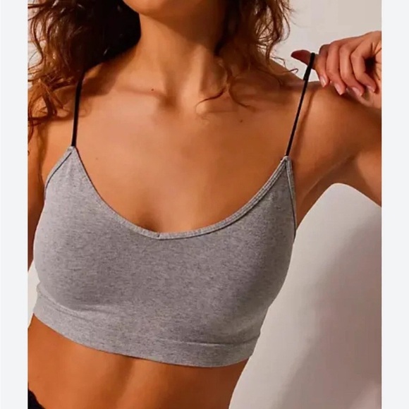 Free People Intimately Heather Gray Tank NWOT - Picture 1 of 6
